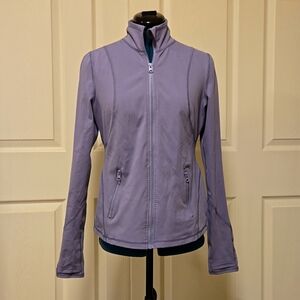 Lilac Athletic Zip Up Jacket